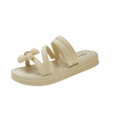 Ženske papuče, cvjetni neklizajući vilinski stil, modne kuće, sandale s debelim dnom za unutarnju upotrebu, ženske cipele