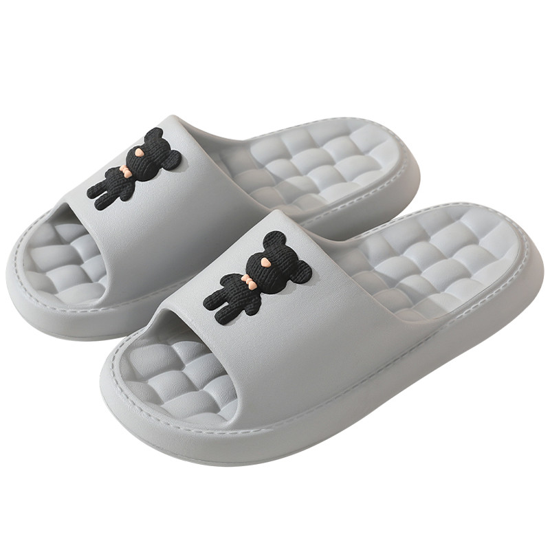 Suvine naiste paks tallaga libisemisvastane vannituba paar kodu armsad lahedad sussid, suvised sussid