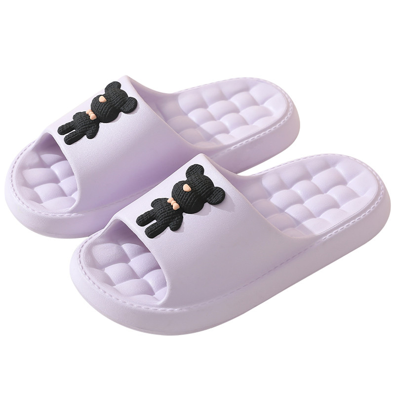 Suvine naiste paks tallaga libisemisvastane vannituba paar kodu armsad lahedad sussid, suvised sussid