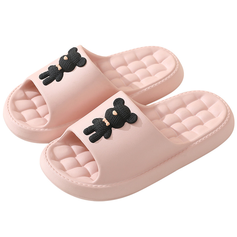 Suvine naiste paks tallaga libisemisvastane vannituba paar kodu armsad lahedad sussid, suvised sussid