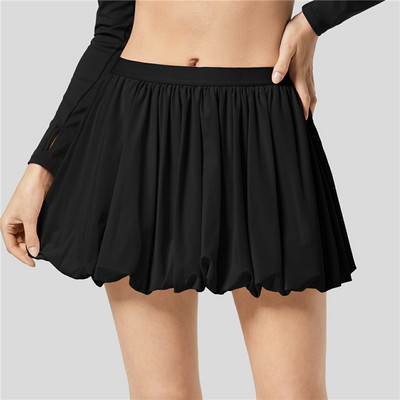 Gaono Mini Bubble suknja y2k odjeća Elegantna ženska jednobojna elastična suknja A-kroja niskog struka Beach Vacation Club Streetwear