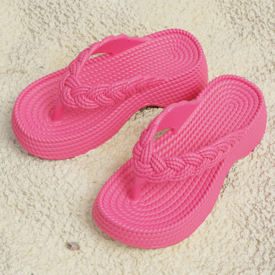 Sussid Naiste platvorm kiilud plätud Suvised vabaaja hubased liumäed Disainer Rannakleit Sandaalid Mood Sport Naistekingad