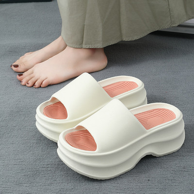 Papuci groși EVA 2024 Noua vară Papuci pentru femei Poartă acasă Sandale cu platformă Îmbrăcăminte la modă Antiderapante Papuci înălțați Femei