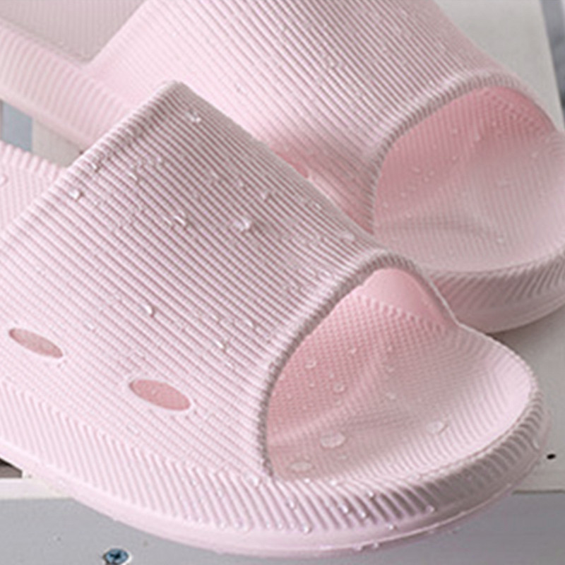 Unisex kupaonske kućne papuče Ženske mekane kućne papuče Kupaonske kućne papuče Jednobojne kućne sandale s ravnim dnom, neklizajuće