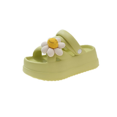 Ženske cipele 2023. Ženske sandale na natikače Visoke vodootporne ravne platforme s ležernim papučama Žensko cvijeće Slatke sandale Ženske