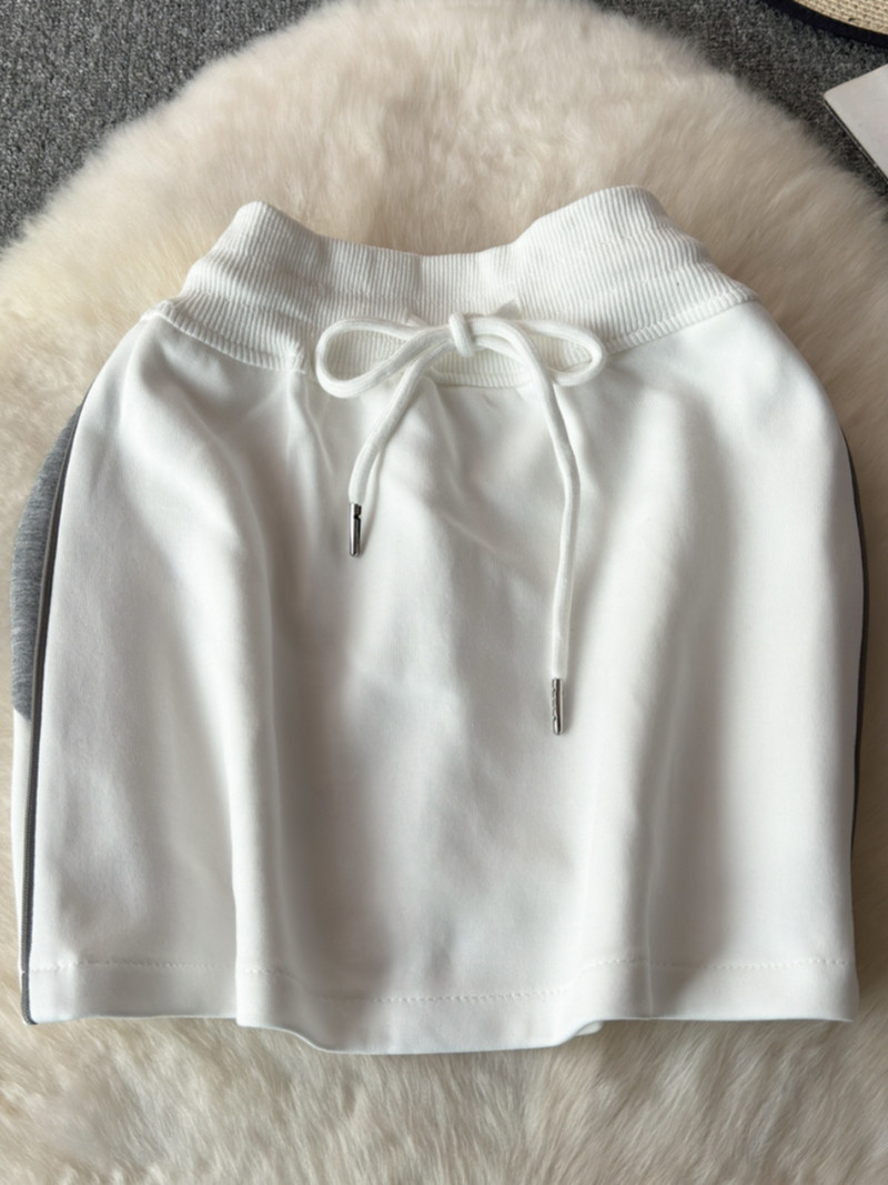 Korejske modne mini suknje za žene, elastična ženska sportska suknja visokog struka na vezanje, ljetna ulična plašt suknja Dropshipping