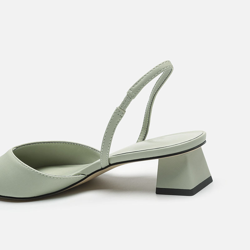 Ženske cipele robne marke 2024. Ženske sandale sa zatvorenim prstima Vruća rasprodaja Moderne sandale Ženske cipele sa šiljatim vrhovima na četvrtastu petu Ženske