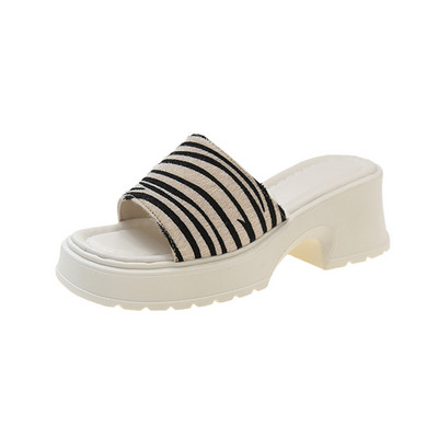 Naiste kiilusandaalid, mugavad ümmargused lahtise varbaga platvormkingad, naiste moelised suvekingad