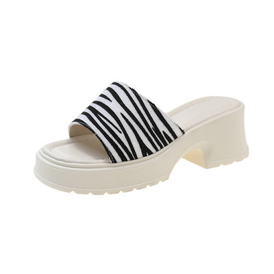 Naiste kiilusandaalid, mugavad ümmargused lahtise varbaga platvormkingad, naiste moelised suvekingad