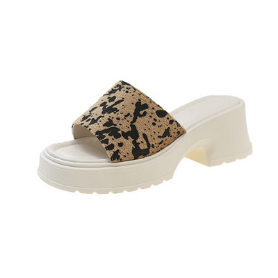 Naiste kiilusandaalid, mugavad ümmargused lahtise varbaga platvormkingad, naiste moelised suvekingad