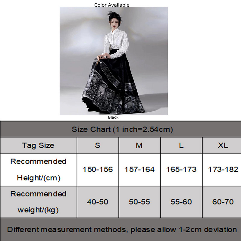 Haljina Suknja Izlasci Slobodno vrijeme Tradicionalni Ženski ležerni kineski stil Modni Svjetlo s konjskim licem Dugo Dinastija Ming