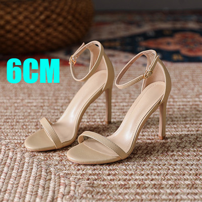 Női nyitott lábujj bokapánt tűsarkú ruha szandál Elegáns esküvői participő Pumpák magassarkú nyári klasszikus szexi pumpák