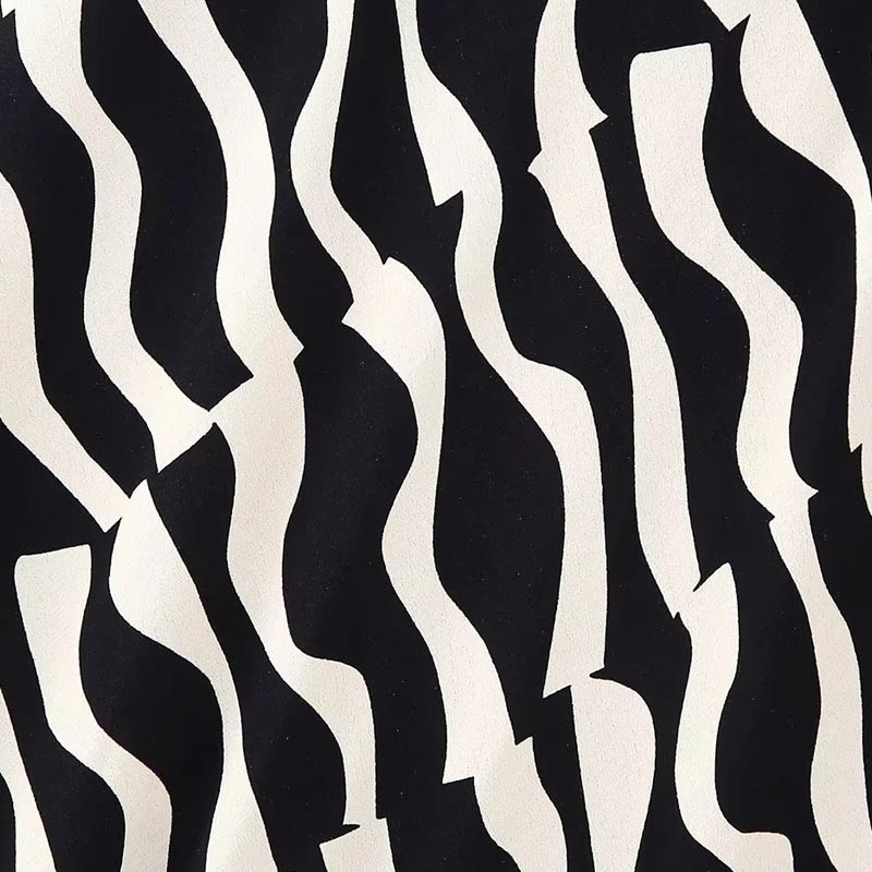 TRAF volangidega seelik naiste seelik, kevad 2024 Midi triibuline keskmise vöökohaga lilleline seelik Uus seelik Elegantne disainseelik