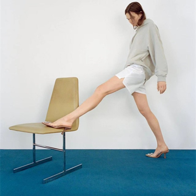 Velike ljetne cipele 42 Ženske nove sandale na visoku petu Ženske šiljate tanke pete Svečane jednostavne ženske sandale na visoku petu