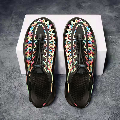 Meeste Gladiaatorsandaalid Suvised Kvaliteetsed Käsitsi Kootud Meestekingad Sisselibistatavad vabaaja Rannasandaalid Meeste Sandaalid Lamedad tossud