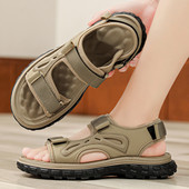 2024 noua tendinta sport in aer liber pantofi de plaja barbati timp liber condus sandale anti-alunecare cu talpa moale