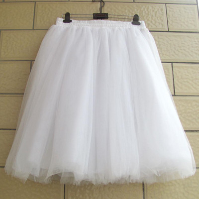 Naiste tüllseelik naiste pits salajane põlvepikkus Empire Girls Tutu tüllseelikud kohandatud plusssuurus 5XL