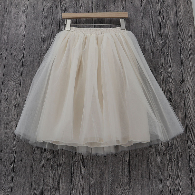 Naiste tüllseelik naiste pits salajane põlvepikkus Empire Girls Tutu tüllseelikud kohandatud plusssuurus 5XL