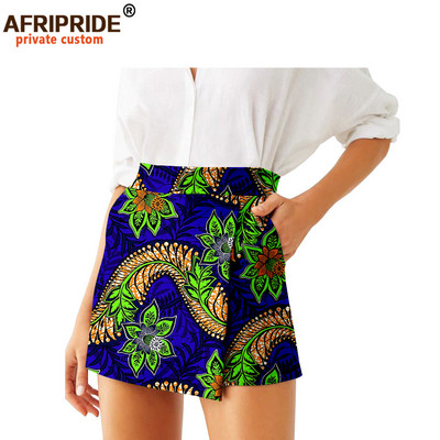 Ljetne ženske kratke hlače 2024. Suknje Modne široke kratke hlače visokog struka Ankara Ležerne kratke hlače Culotte afrički print Odjeća s voskom A2021007