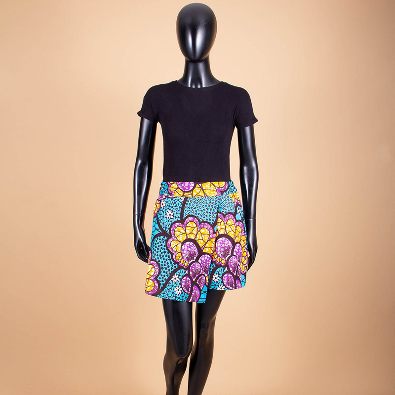 Ljetne ženske kratke hlače 2024. Suknje Modne široke kratke hlače visokog struka Ankara Ležerne kratke hlače Culotte afrički print Odjeća s voskom A2021007