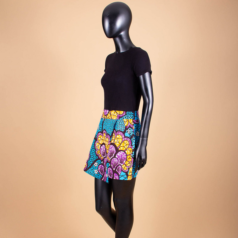 Ljetne ženske kratke hlače 2024. Suknje Modne široke kratke hlače visokog struka Ankara Ležerne kratke hlače Culotte afrički print Odjeća s voskom A2021007