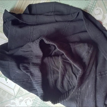 Елегантни жакардови тъкани плисирани дълги поли за жени Зимна еластична плетена пола с висока талия A-line Ежедневни топли поли с голям размер