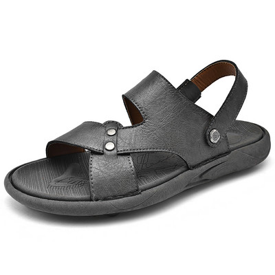 Marka muške kožne muške sandale za vanjske aktivnosti od meke goveđe kože sandale za muškarce ljetne prozračne muške sandale za vanjske uvjete isporuke muške papuče