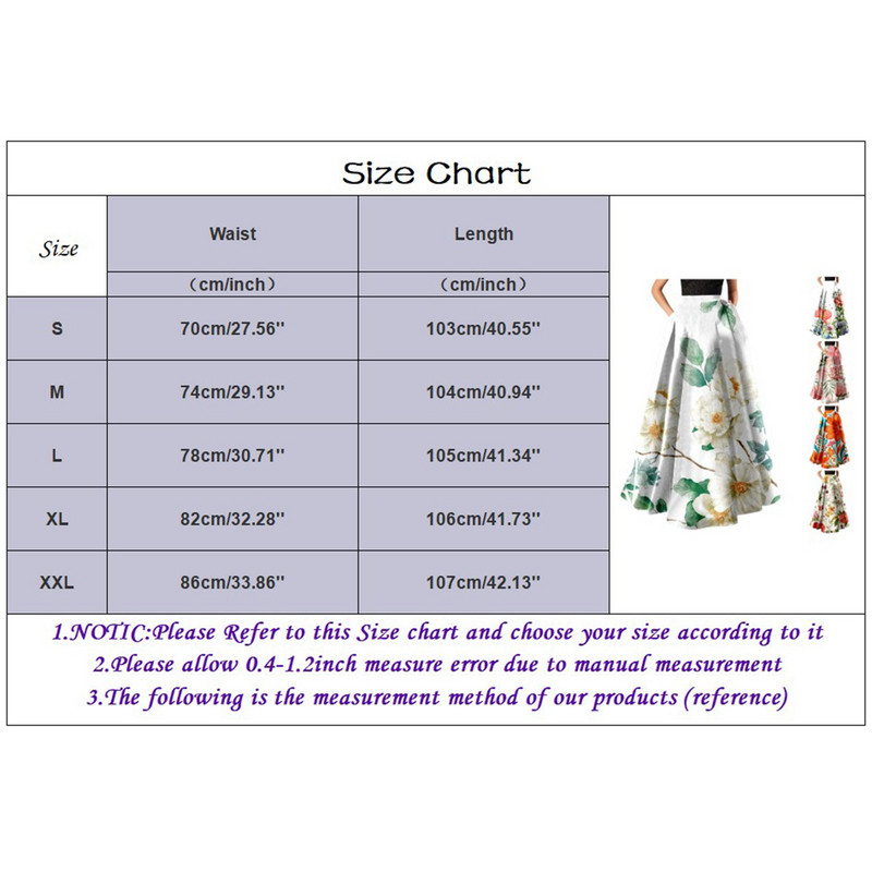 Naiste Boheemlaslik lilleprintimine Maxi seelik Mood kõrge vöökohaga pidu, retro tasku, suvine pikk seelik Elegantne daami vabaaja seelikud