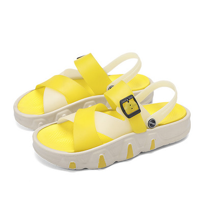 Muške sandale za plažu, ležerne, s platformom, vanjske, udobne, moderne, sveobuhvatne, prozračne, otporne na habanje, neklizajuće cipele, ljetne glavne