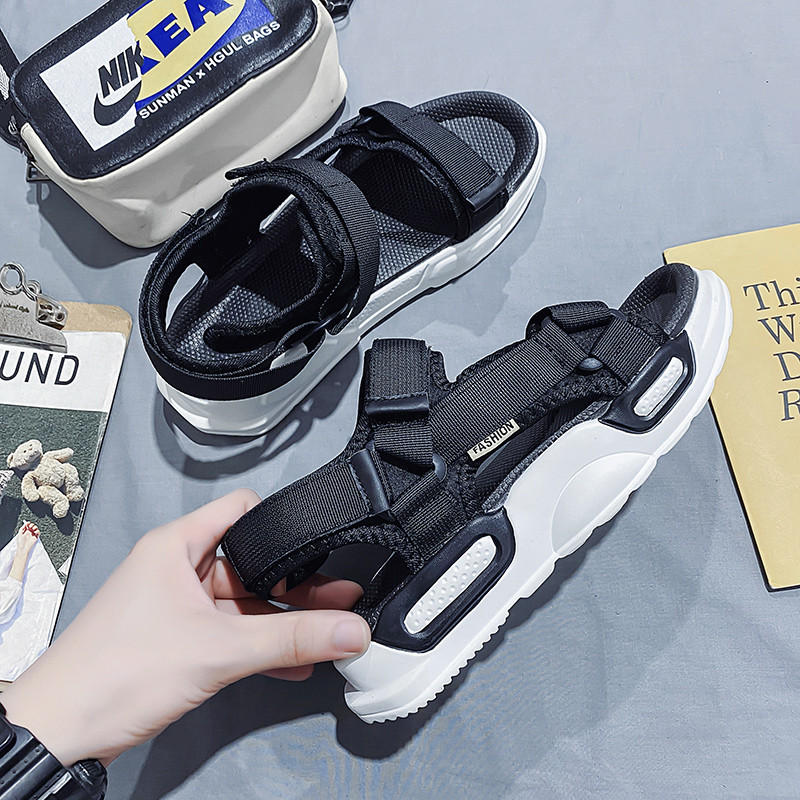 Muške ljetne ležerne sandale s debelim dnom i otvorenim prstima, neklizajuće, udobne, prozračne sandale za plažu Modne sportske sandale