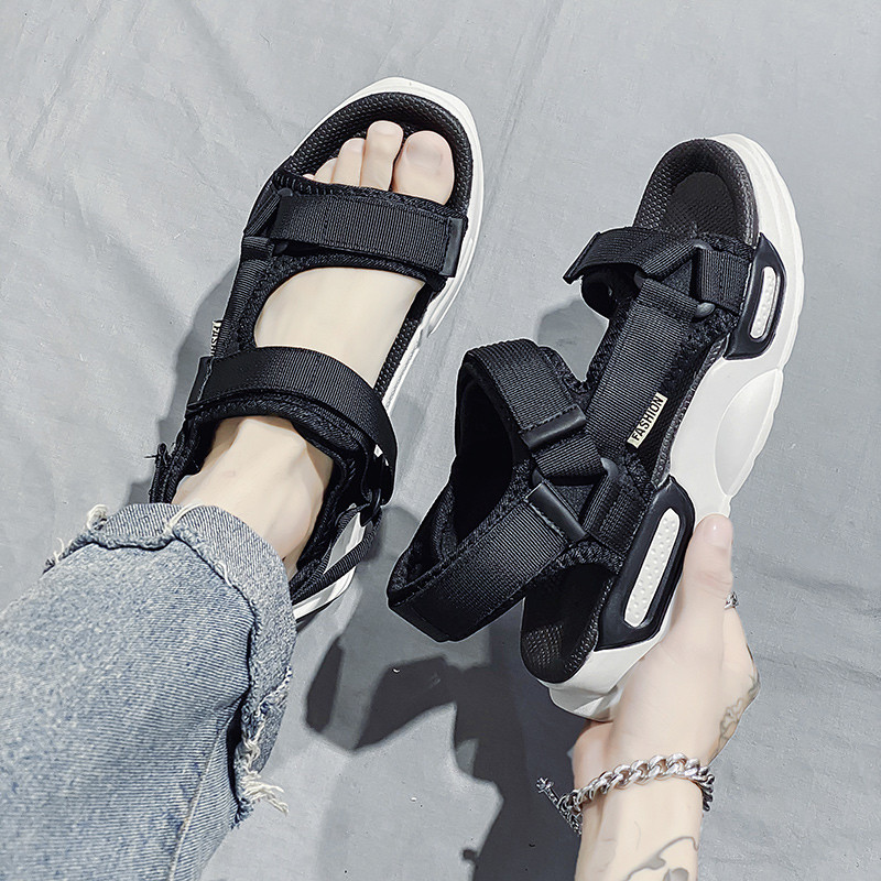 Muške ljetne ležerne sandale s debelim dnom i otvorenim prstima, neklizajuće, udobne, prozračne sandale za plažu Modne sportske sandale