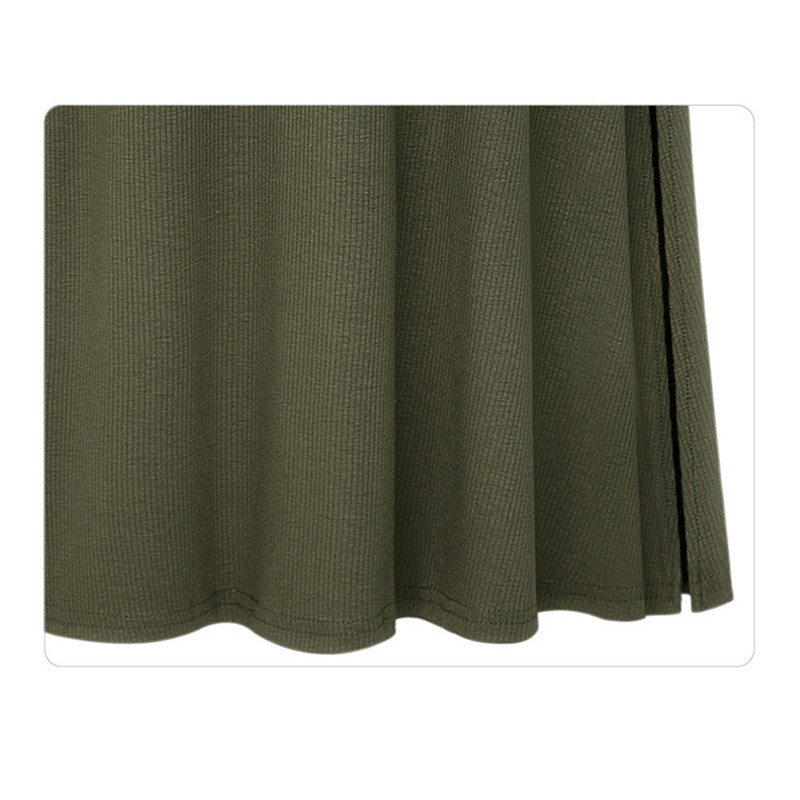 Suures suuruses naiste seelikud 2023 Uued tänavarõivad, kõrge vöökohaga kootud lõhestatud rihmadega seelikud Naiste pikk seelik Harajuku Jupe Femme