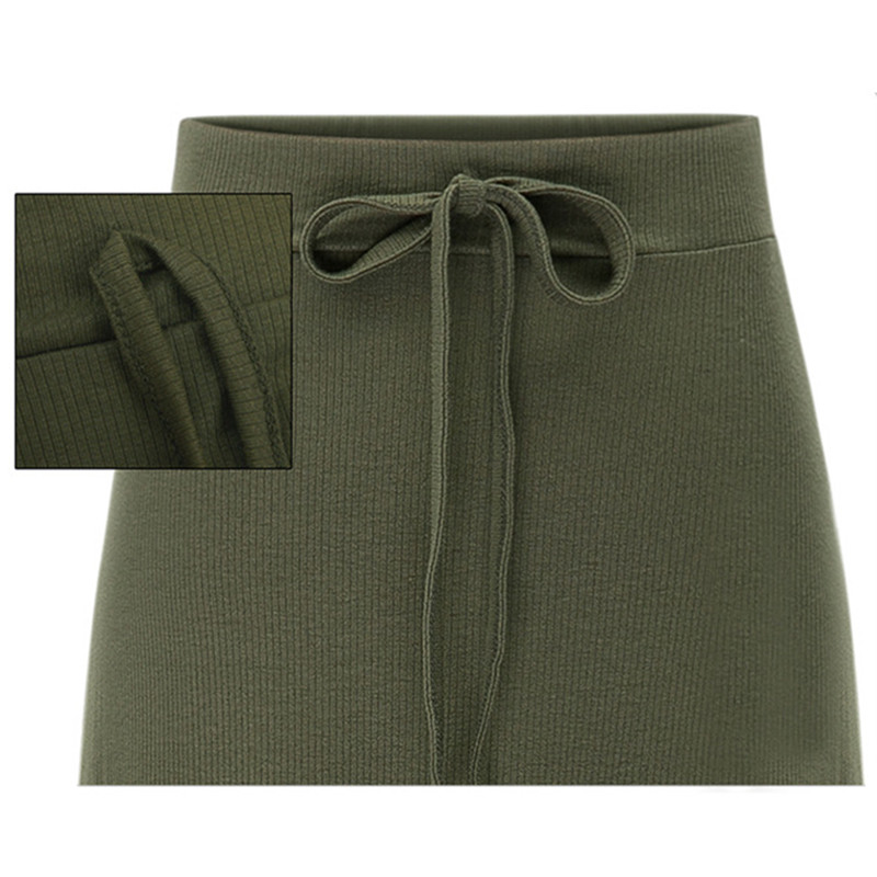 Suures suuruses naiste seelikud 2023 Uued tänavarõivad, kõrge vöökohaga kootud lõhestatud rihmadega seelikud Naiste pikk seelik Harajuku Jupe Femme