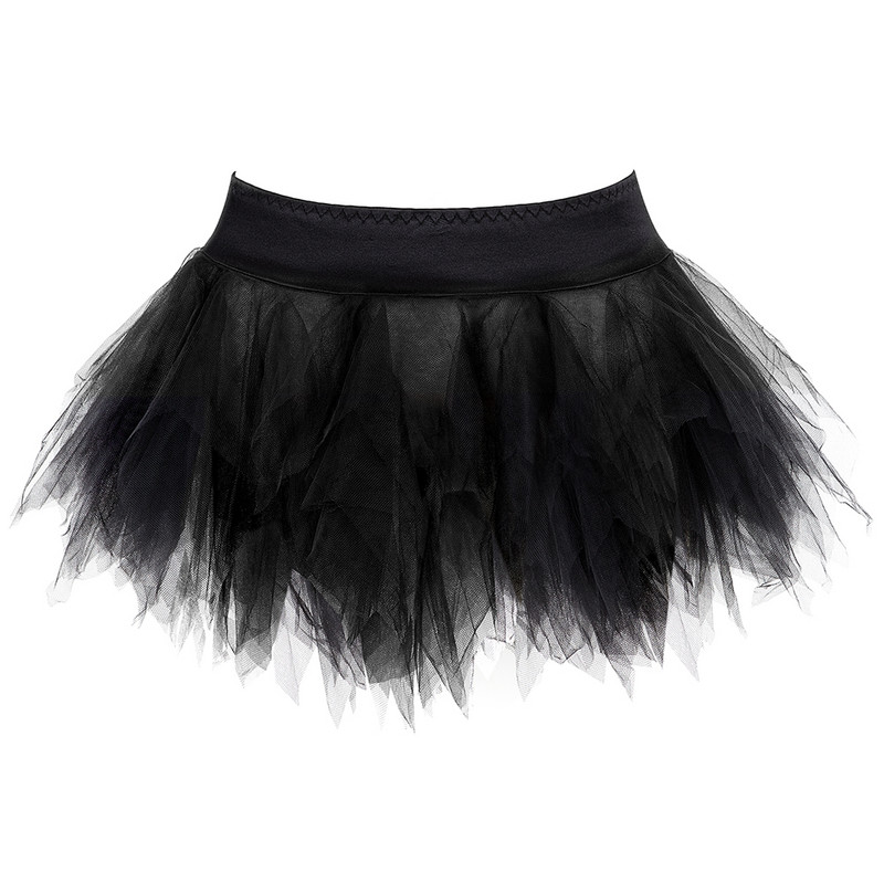 Sieviešu seksīgi daudzslāņu tīklveida tilla kroku mini svārki Showgirl modes ballīšu deju svārki lielizmēra S-6XL