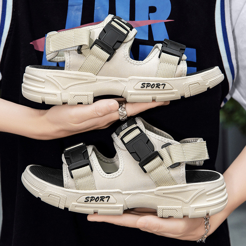 PMAWXS eemaldatavad meeste sandaalid platvorm paksu põhjaga libisemiskindlad sussid väljas Trend Ins suvised meeste kingad 2023 Uus kiire kohaletoimetamine