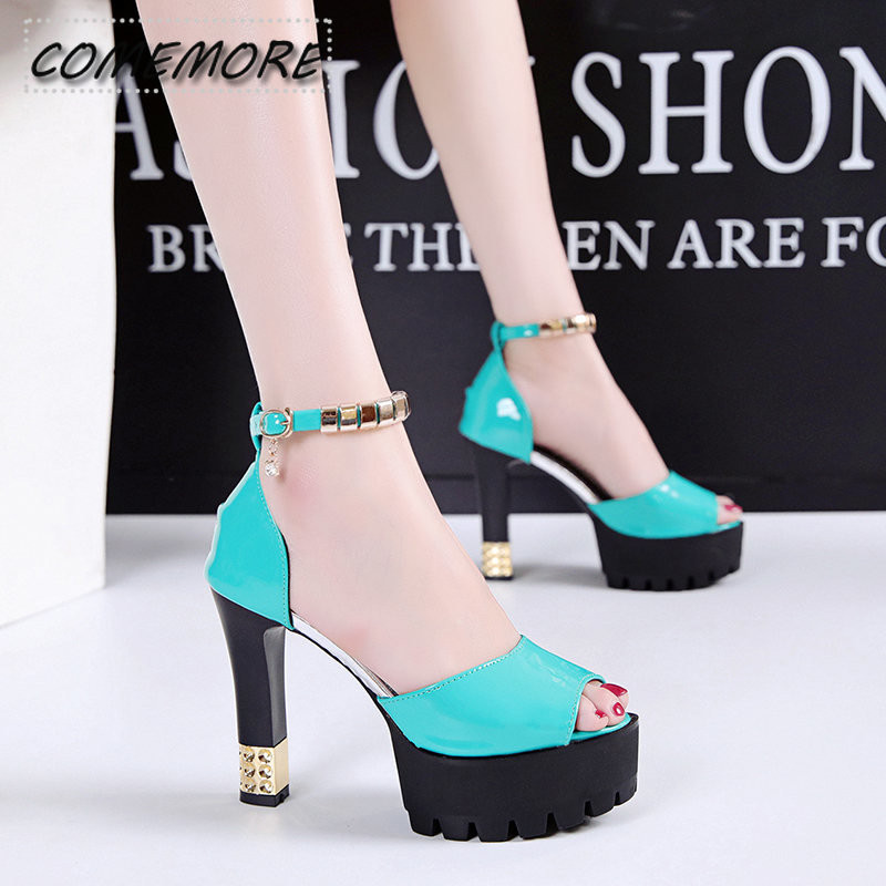 Peep Toe Platforma Visoke pete Cipele Elegantne luksuzne ženske cipele 2023 Ležerne sandale Vjenčane cipele Sandalia Ženska ljetna obuća