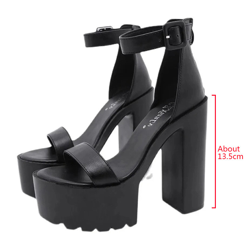Sandale s visokom potpeticom od 13,5 cm Ženske modne, elegantne ženske cipele za vjenčanje, luksuzne ženske sandale s otvorenim prstima i platformom