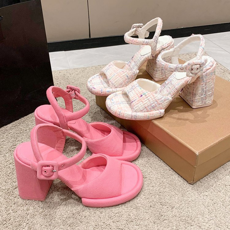 2023. aasta uus kvaliteetne platvorm, turske kõrge kontsaga naistekingad Elegantsed peokingad naistele trendikad suvised pahkluu rihmaga sandaalid