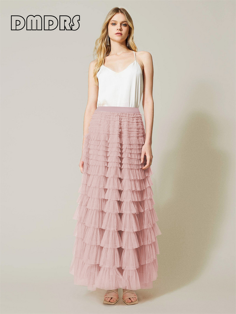 Ljetna ulična šarena, jednobojna šlep sa šlepom za zabavu, velika modna suknja od tila, ženska swing ležerna haljina, akronija