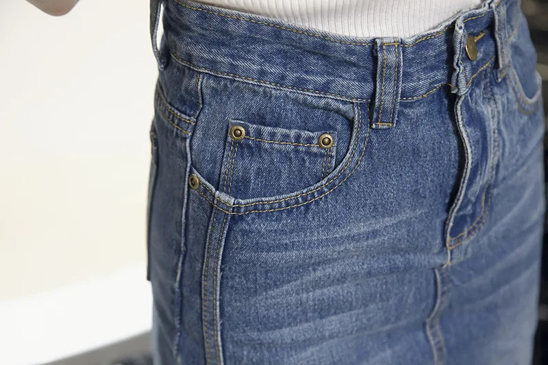 nova proljetna ljetna modna ležerna velika pamučna marka ženske ženske djevojke traper suknje