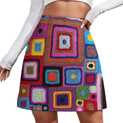 hubane heegeldatud Mini Seelik naisteriided Korea stiilsed elegantsed kleidid naistele mood Seelik lühikesed püksid