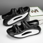 Modne muške ženske sandale za plažu Vanjske klompe udobne papuče nove muške cipele za slobodno vrijeme vrtne cipele muške sandale za plažu 36-45