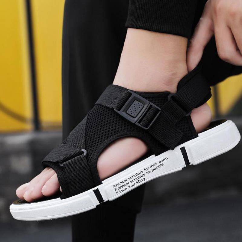 Muške sandale Meke, udobne neklizajuće muške cipele Visokokvalitetne tkane sandale za plažu Muške gladijatorice Ljetne ležerne ravne cipele