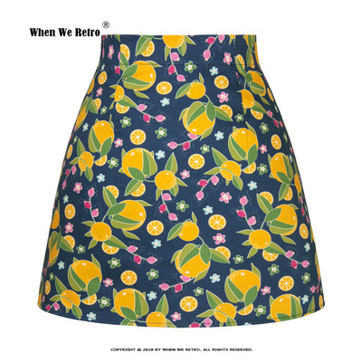 Uued puuvillased retro lillelised seksikad miniseelikud naistele kõrge vöökohaga Y2K suvised A Line vintage 50ndate 60ndate suures suuruses seelikud Jupe SS0008