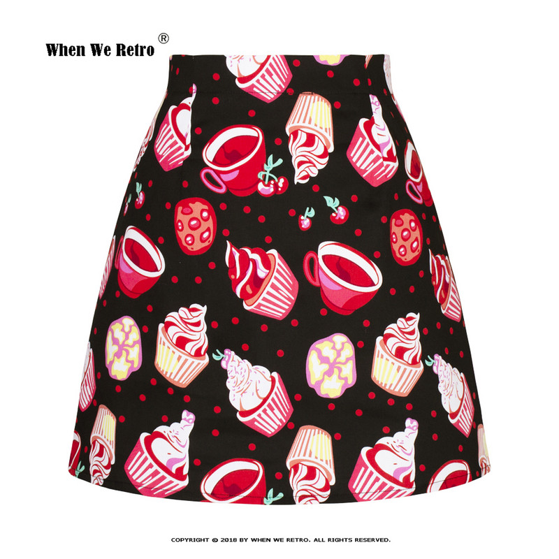 Uued puuvillased retro lillelised seksikad miniseelikud naistele kõrge vöökohaga Y2K suvised A Line vintage 50ndate 60ndate suures suuruses seelikud Jupe SS0008