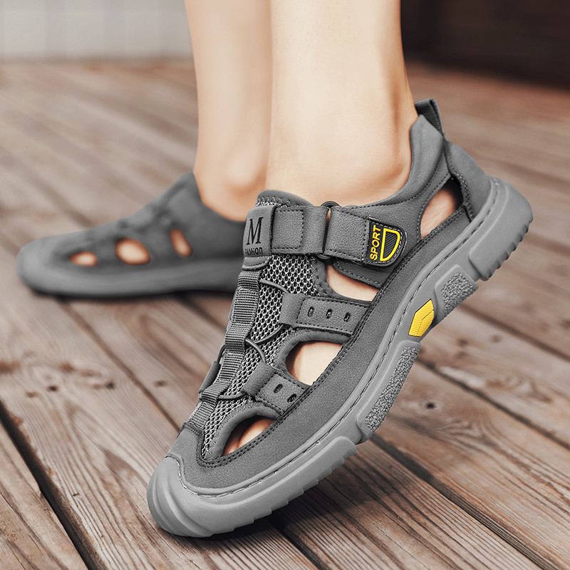Dropshipping Hea kvaliteediga sandaalid Meeste suvised vabaajasandaalid Mugavad kingad meestele Rooma sandaalid Meeste rannajalatsid