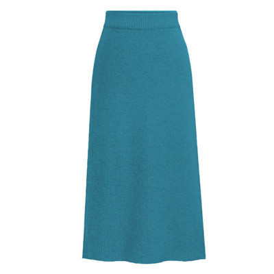 11 szín Gyapjú Őszi Tél Közepes hosszúság Magas derekú kötött szoknya Hátul osztott koreai változat Meleg kasmír szoknya Plus S-8XL