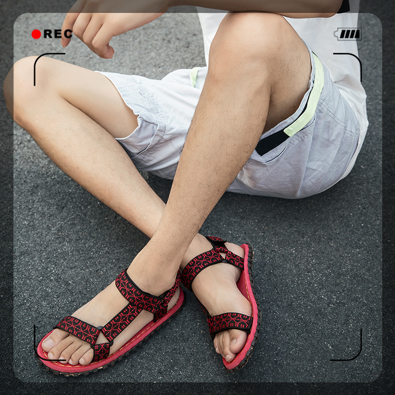 Férfi divatszandálok Egyszerű alkalmi nyári cipők kényelmes tornacipők szabadtéri strand vakációs szandálok férfi vízicipők