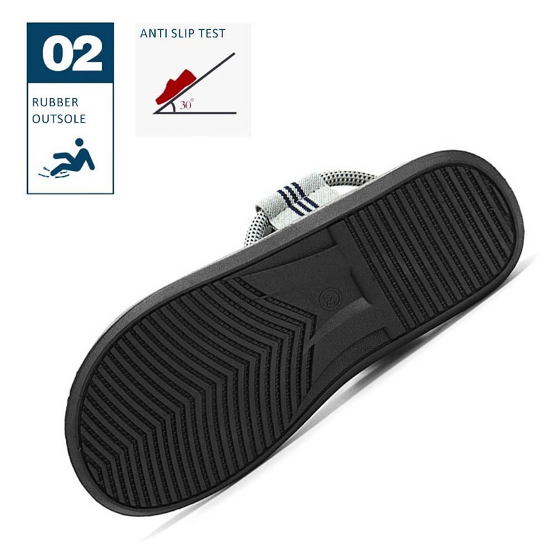 Triibulise disainiga sandaalid naistele Meestele Mugavad hingavad kingad rannapeo jaoks Igapäevased meeste sussid libisemiskindlaks meesterõivaks