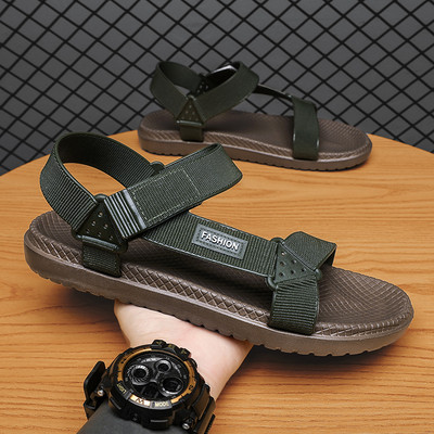 Sandale pentru bărbați la modă nouă, pantofi ocazional simpli, pantofi comozi, în aer liber, pentru vacanță, pe plajă, sandale de vară, pentru bărbați, pantofi